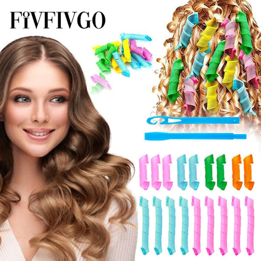 Fivfivgo™ MagicTwirl Keine Wärme Locken-Elfe